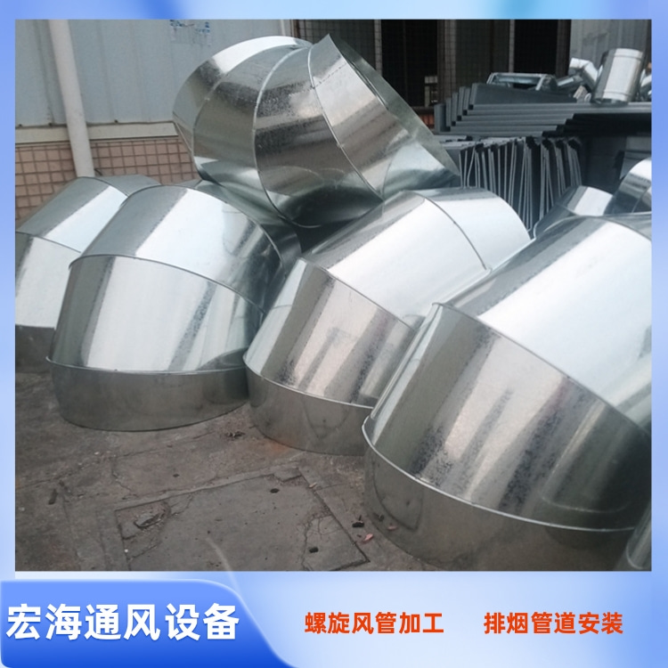 宜春镀锌螺旋风管加工制作安装